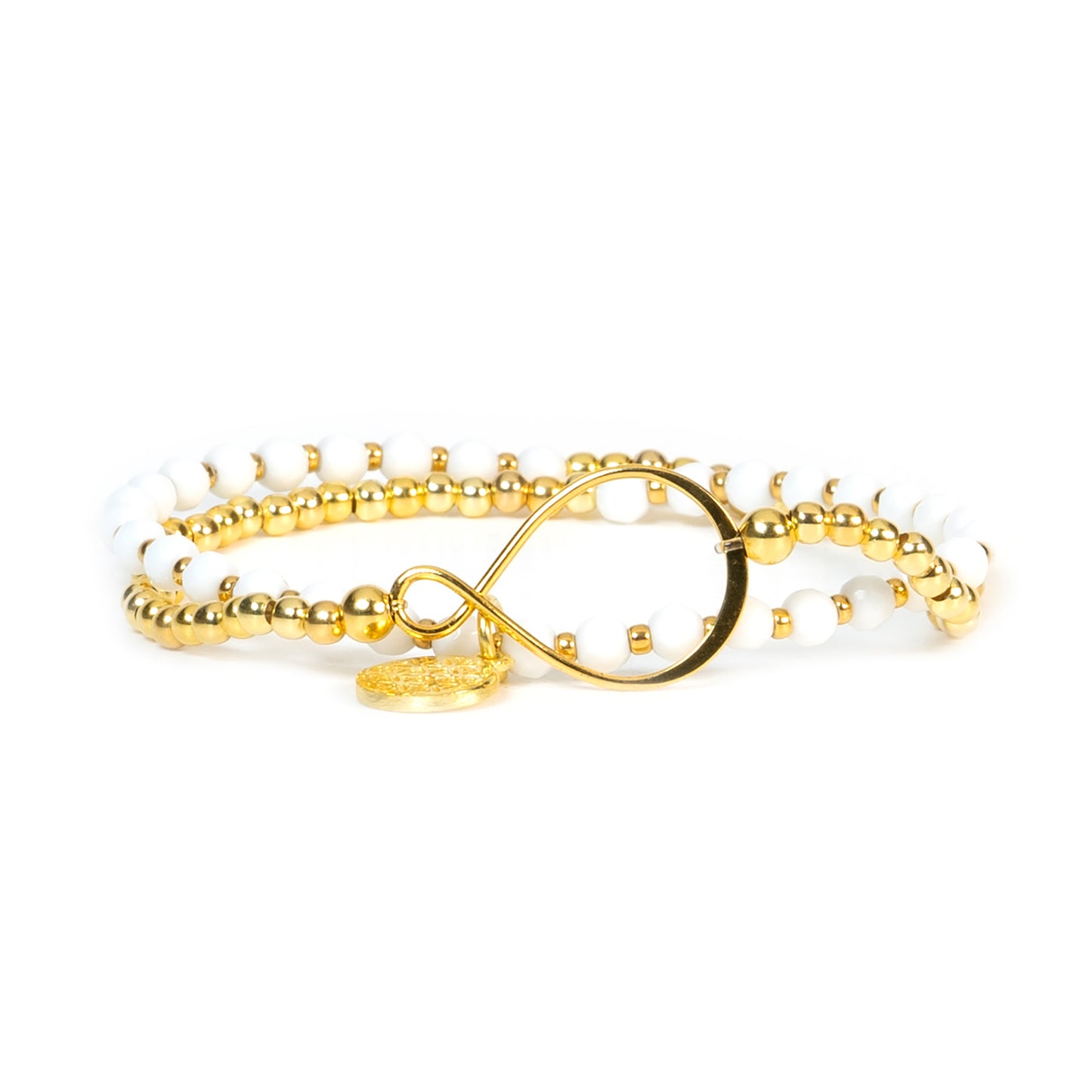 Armband „White Seed Eternity“