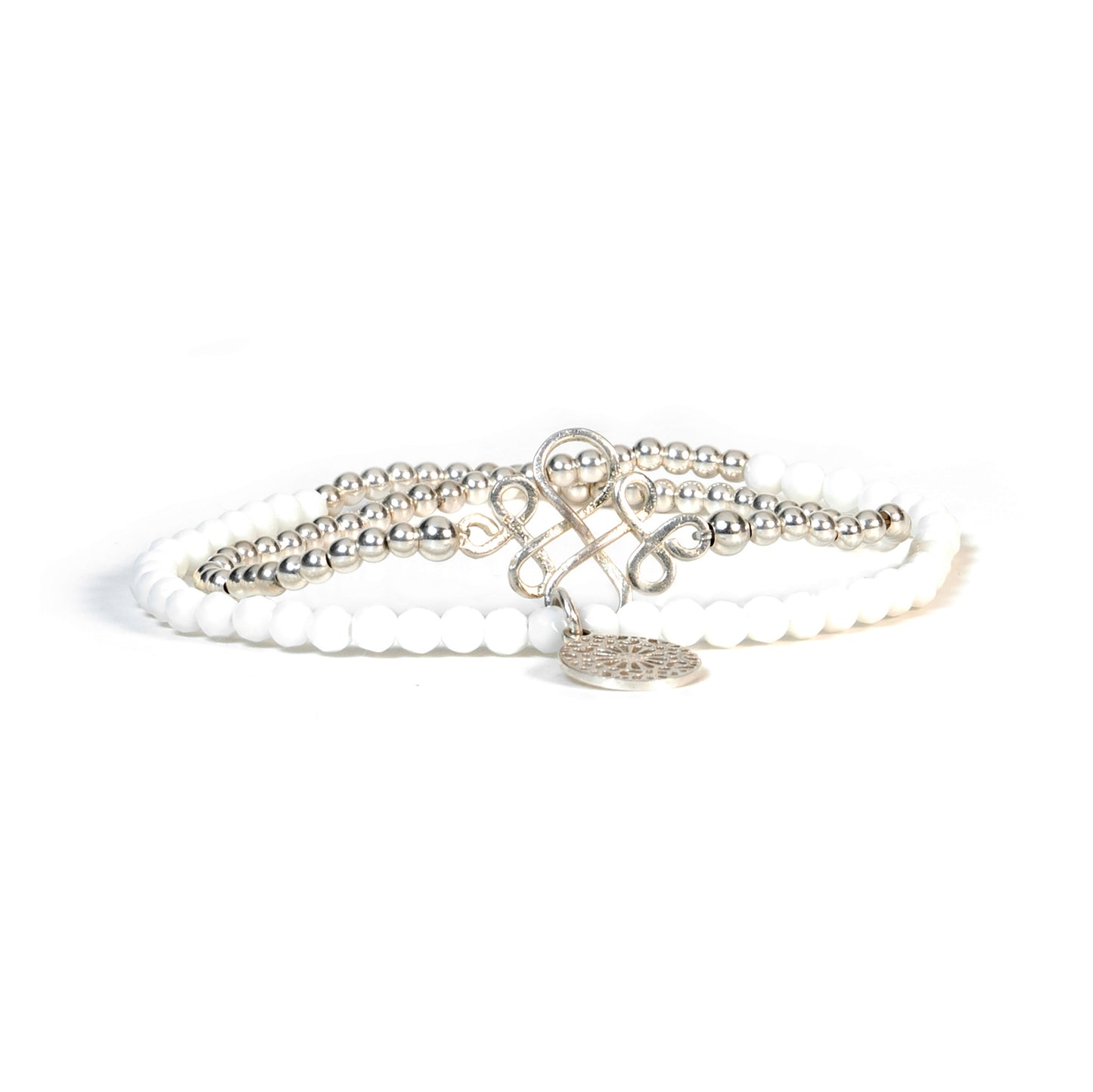 Armband „White Infinity“