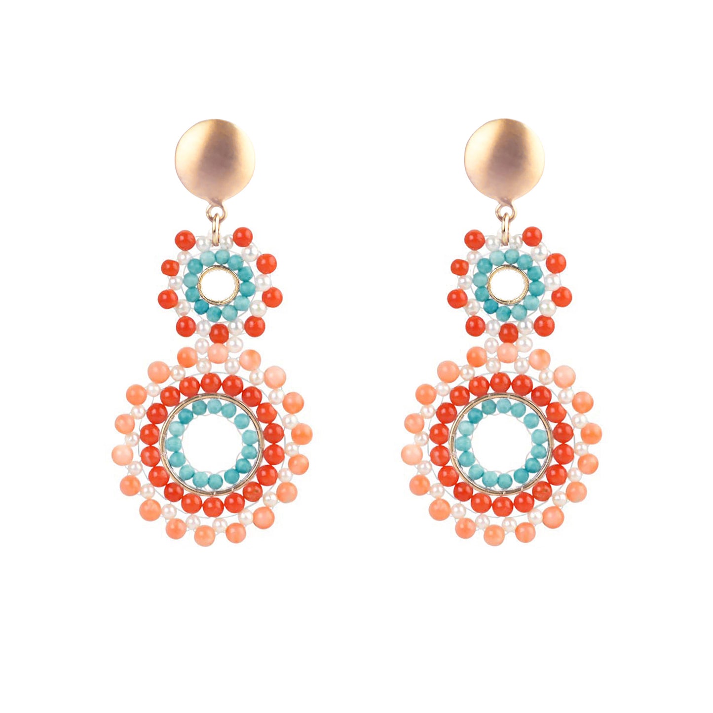 Ohrpendler "Coral Beach"