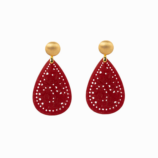 Ohrpendler „Red Flower“