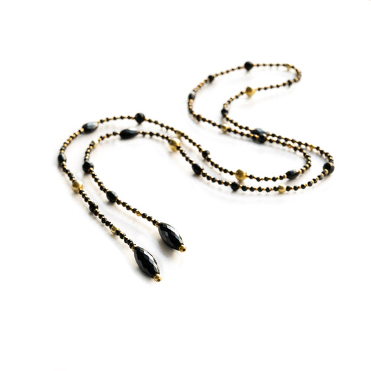 Lariatkette "Black Beauty"