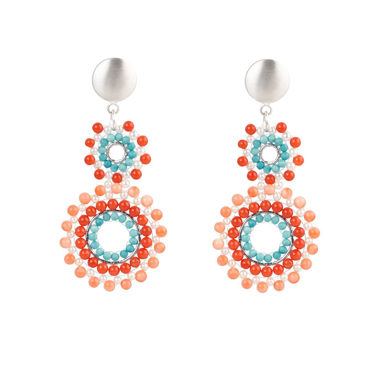 Ohrpendler "Coral Beach"